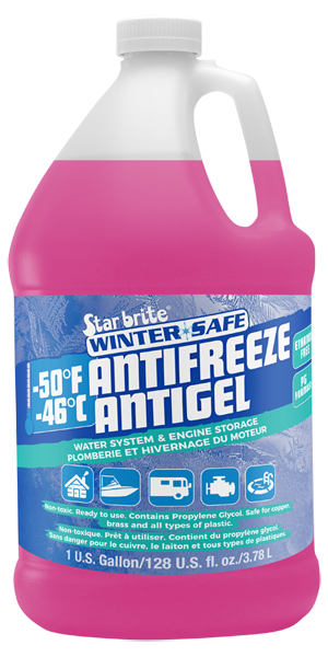 WINTER SAFE -46°C (50°F) RV ANTIFREEZE - NON-TOXIC PG