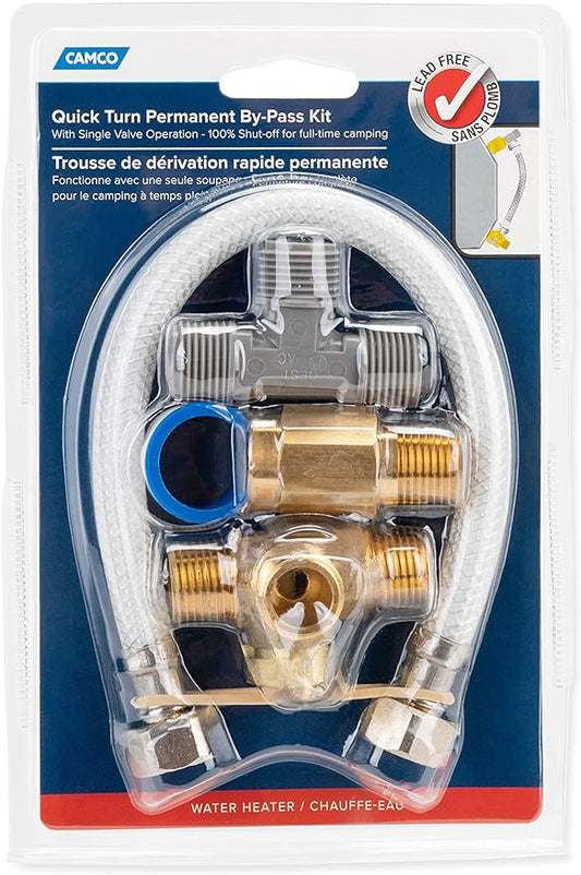 Camco Permanent Quick Turn By-Pass Kit