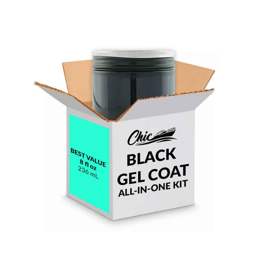 Gel Coat Repair Kit - Black - 236ml